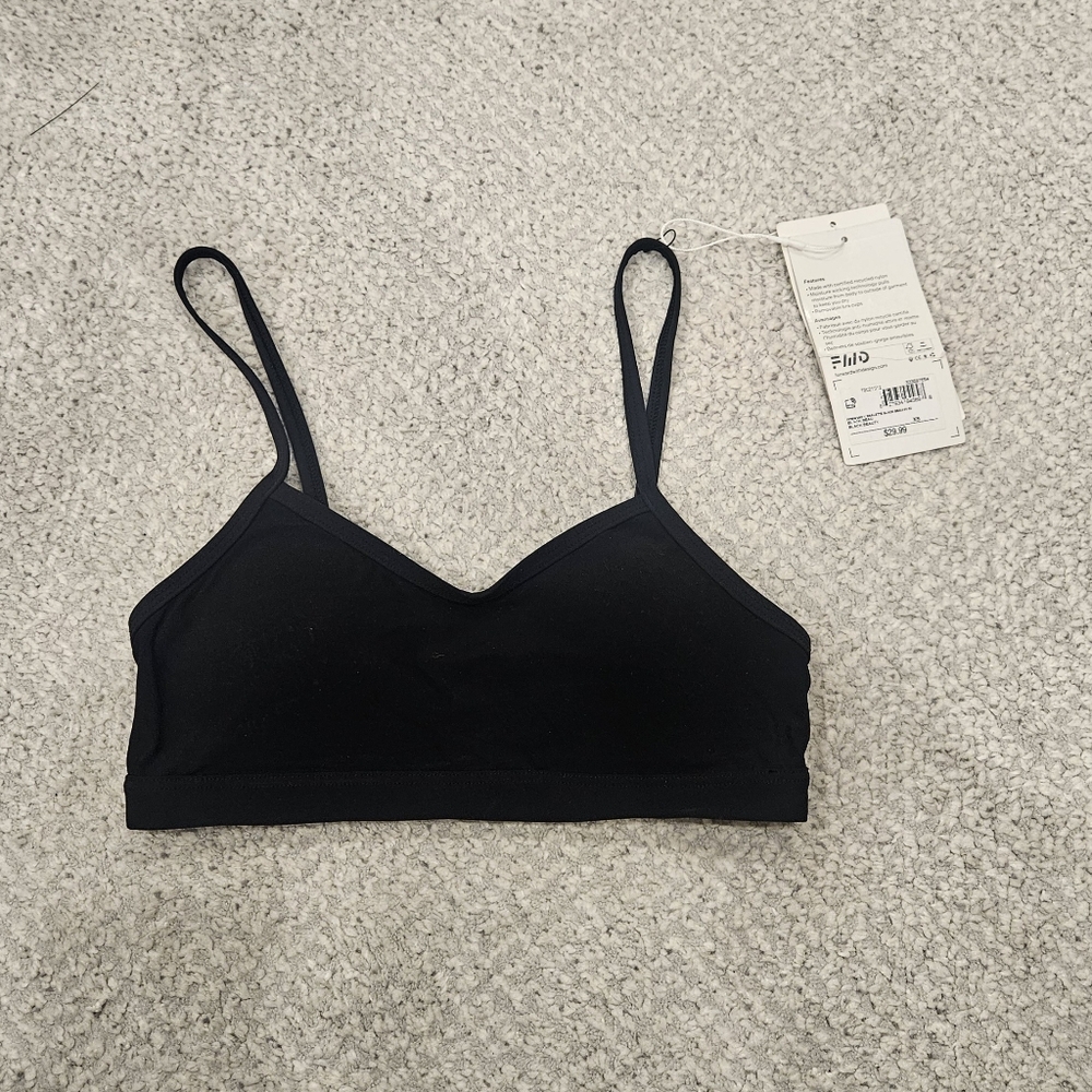 FREE FWD Bralette Black Beauty XS NWT